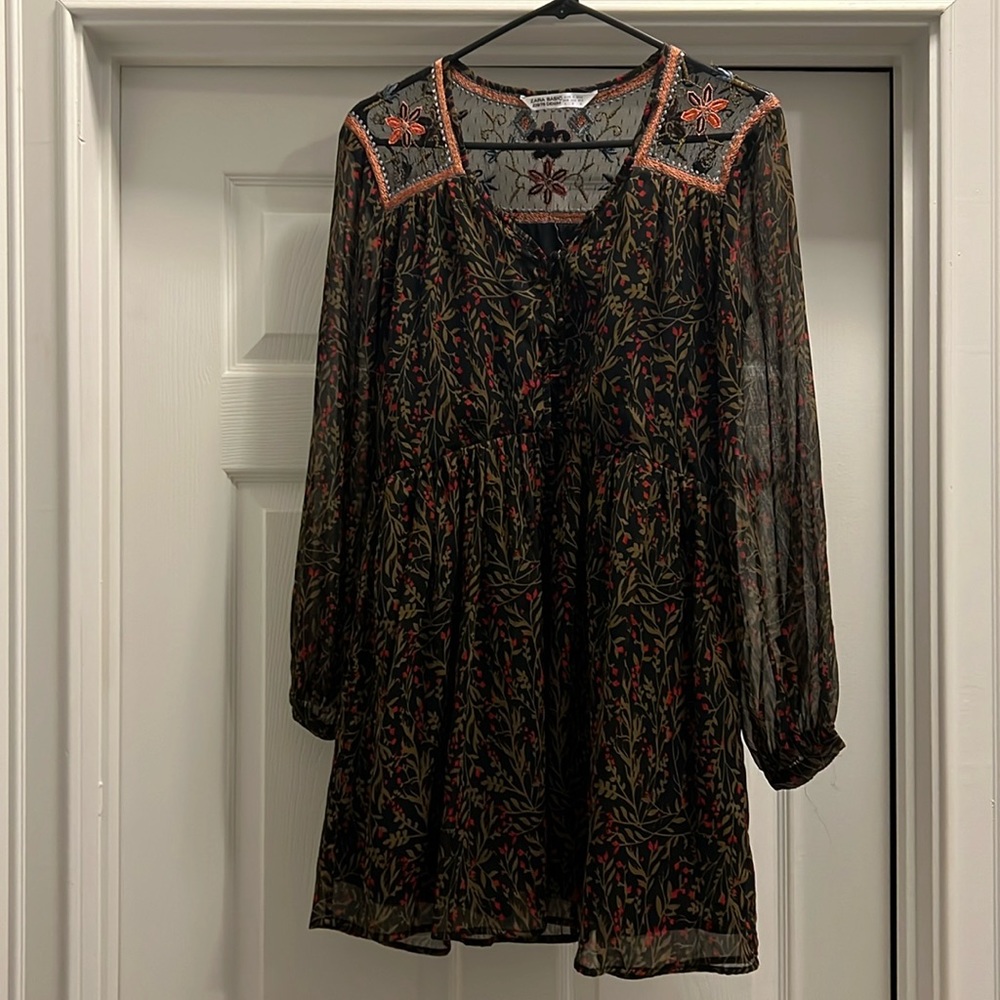 Zara Basic Floral dress